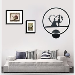 Applique da parete moderna minimalista in alluminio 35 cm LED integrato 19 W