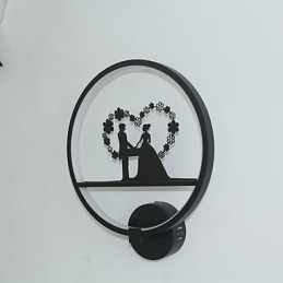 Applique da parete moderna minimalista in alluminio 35 cm LED integrato 19 W