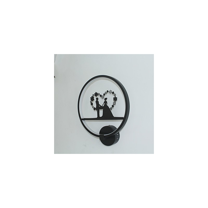 Applique da parete moderna minimalista in alluminio 35 cm LED integrato 19 W