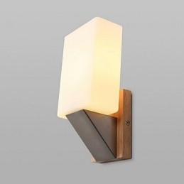 Applique da parete moderna contemporanea uplight, 1 lampadina E14, 12 x 25 cm