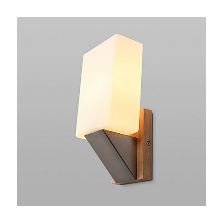 Applique da parete moderna contemporanea uplight, 1 lampadina E14, 12 x 25 cm