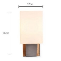 Applique da parete moderna contemporanea uplight, 1 lampadina E14, 12 x 25 cm