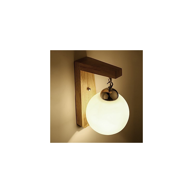Applique da parete moderna mini con protezione occhi, luce ambientale, attacco E27