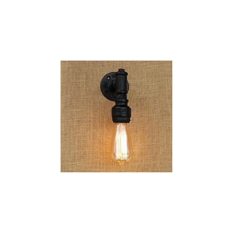 Applique da parete rustica stile lodge con luce ambientale, lampadina E27 inclusa, 40 W