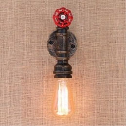 Applique da parete decorativa piccola Nostalgia con tubo dell'acqua semplice