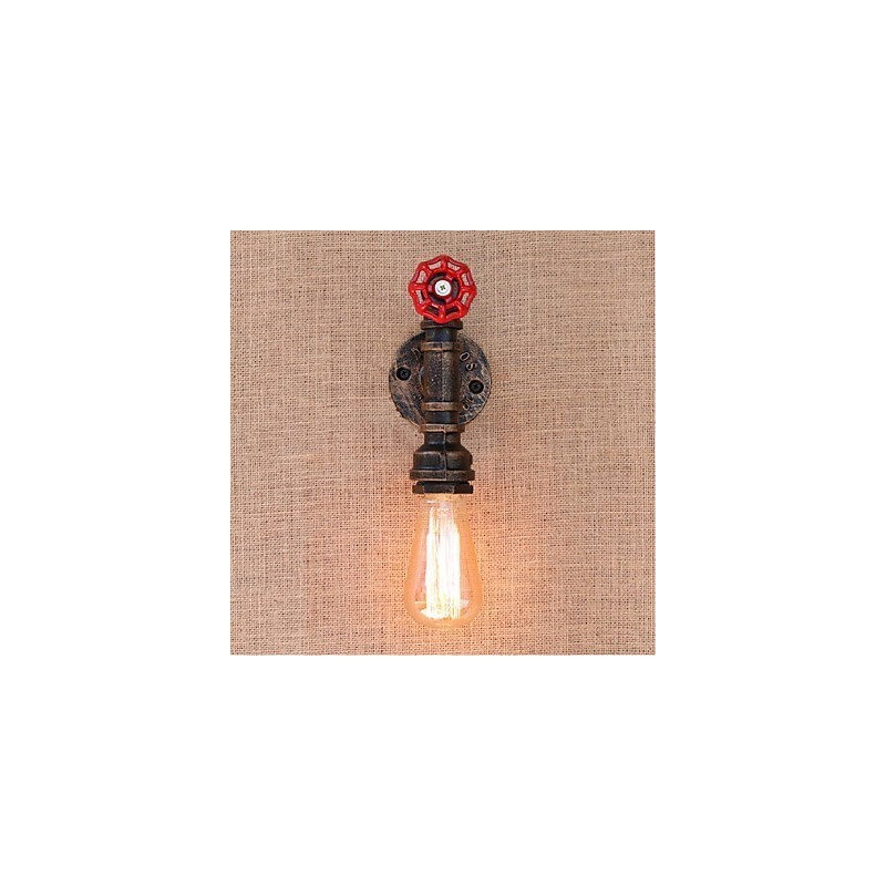 Applique da parete decorativa piccola Nostalgia con tubo dell'acqua semplice