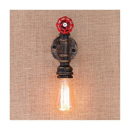 Applique da parete decorativa piccola Nostalgia con tubo dell'acqua semplice