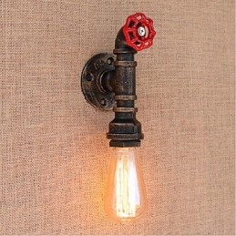 Applique da parete decorativa piccola Nostalgia con tubo dell'acqua semplice