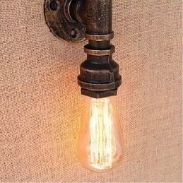 Applique da parete decorativa piccola Nostalgia con tubo dell'acqua semplice