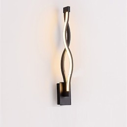 Applique da parete moderna creativa in metallo con LED integrato, 16 W, 47 cm