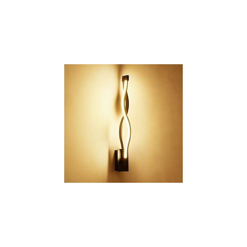 Applique da parete moderna creativa in metallo con LED integrato, 16 W, 47 cm