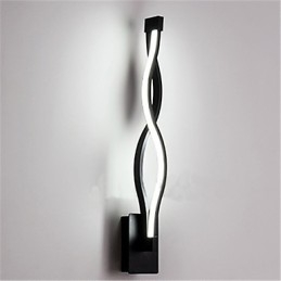 Applique da parete moderna creativa in metallo con LED integrato, 16 W, 47 cm