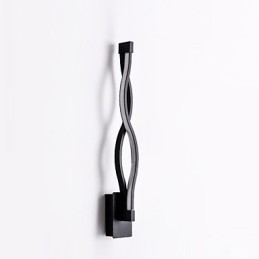 Applique da parete moderna creativa in metallo con LED integrato, 16 W, 47 cm