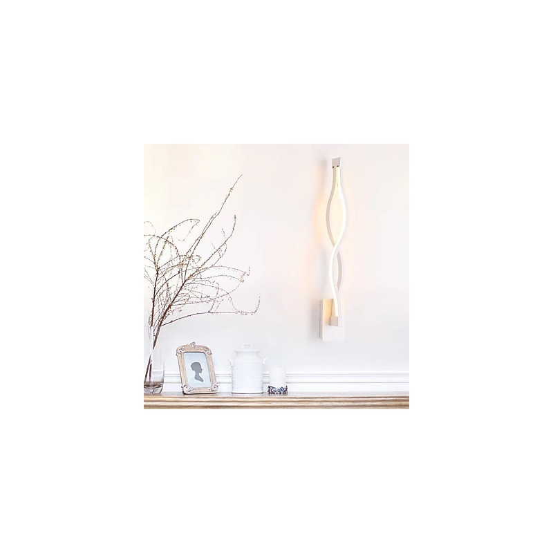 Applique da parete moderna creativa in metallo con LED integrato, 16 W, 47 cm