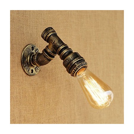 Applique da parete mini retrò vintage country con luce ambientale e finitura dipinta