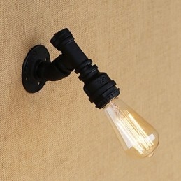 Applique da parete mini retrò vintage country con luce ambientale e finitura dipinta