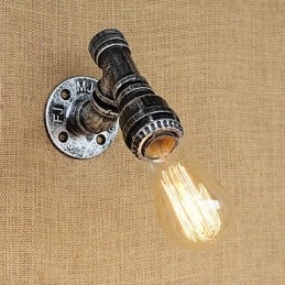 Applique da parete mini retrò vintage country con luce ambientale e finitura dipinta