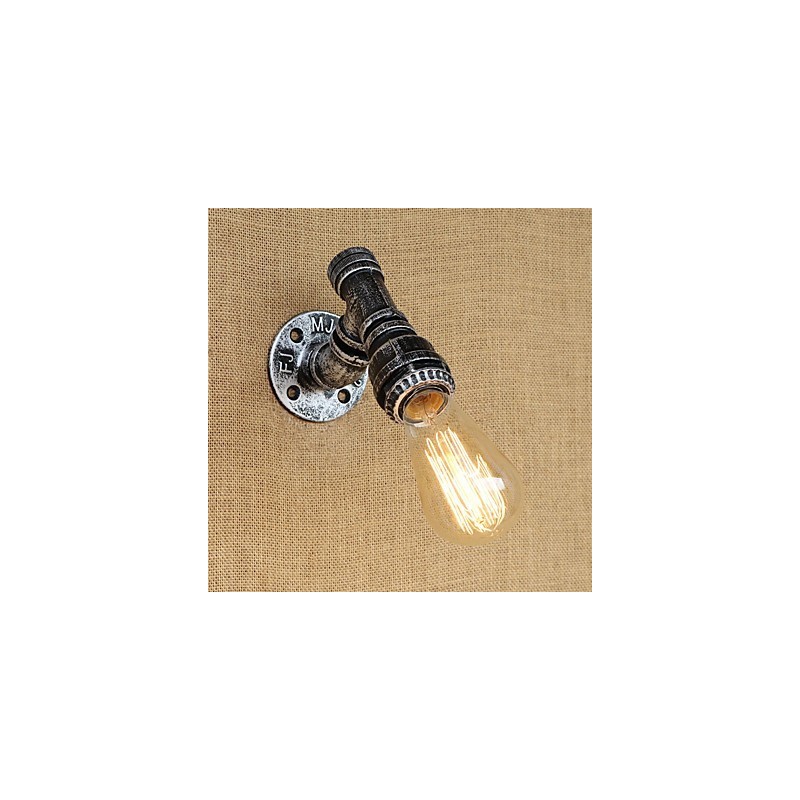 Applique da parete mini retrò vintage country con luce ambientale e finitura dipinta
