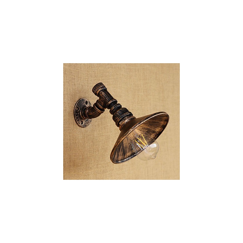 Applique da parete LED mini stile country retrò con finitura dipinta