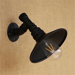 Applique da parete LED mini stile country retrò con finitura dipinta