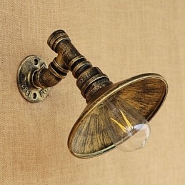 Applique da parete LED mini stile country retrò con finitura dipinta