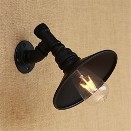 Applique da parete LED mini stile country retrò con finitura dipinta