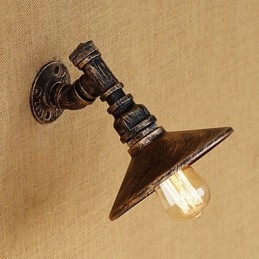 Applique da parete LED mini stile country retrò con finitura dipinta