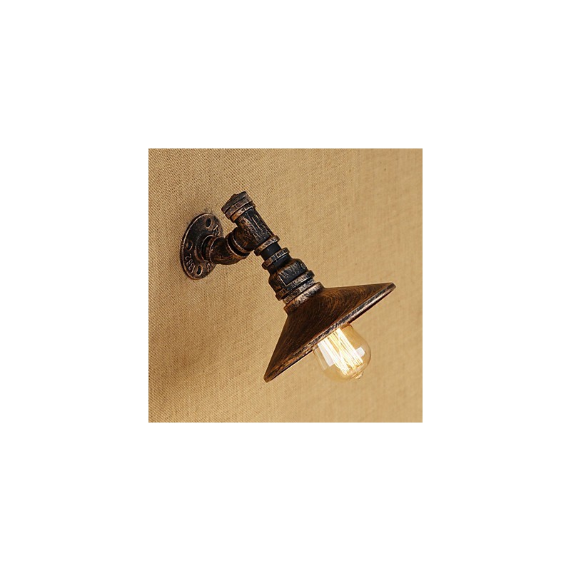 Applique da parete LED mini stile country retrò con finitura dipinta