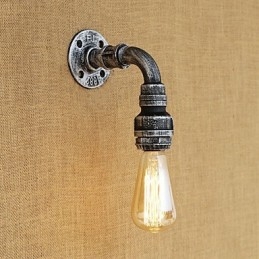 Applique da parete mini dipinta in stile retrò vintage country con luce ambientale