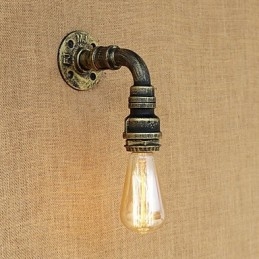 Applique da parete mini dipinta in stile retrò vintage country con luce ambientale