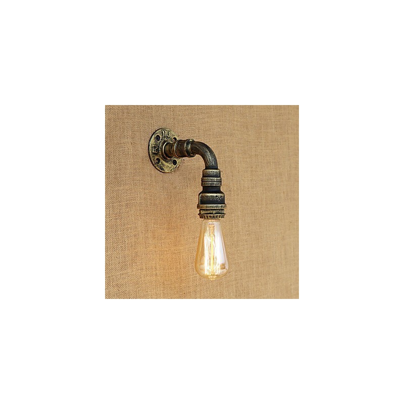 Applique da parete mini dipinta in stile retrò vintage country con luce ambientale