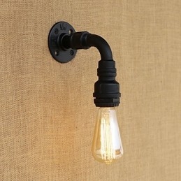 Applique da parete mini dipinta in stile retrò vintage country con luce ambientale