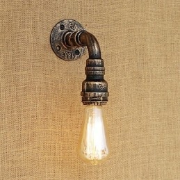 Applique da parete mini dipinta in stile retrò vintage country con luce ambientale