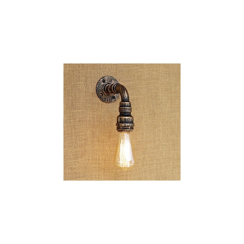 Applique da parete mini dipinta in stile retrò vintage country con luce ambientale