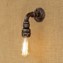 Applique da parete mini dipinta in stile retrò vintage country con luce ambientale