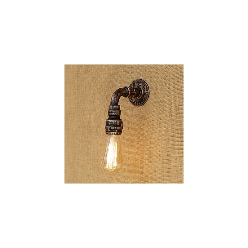 Applique da parete mini dipinta in stile retrò vintage country con luce ambientale