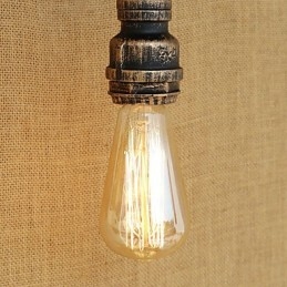 Applique da parete mini dipinta in stile retrò vintage country con luce ambientale