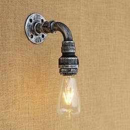 Applique da parete mini dipinta in stile retrò vintage country con luce ambientale