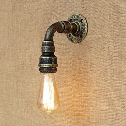 Applique da parete mini dipinta in stile retrò vintage country con luce ambientale