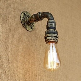 Applique da parete mini dipinta in stile retrò vintage country con luce ambientale
