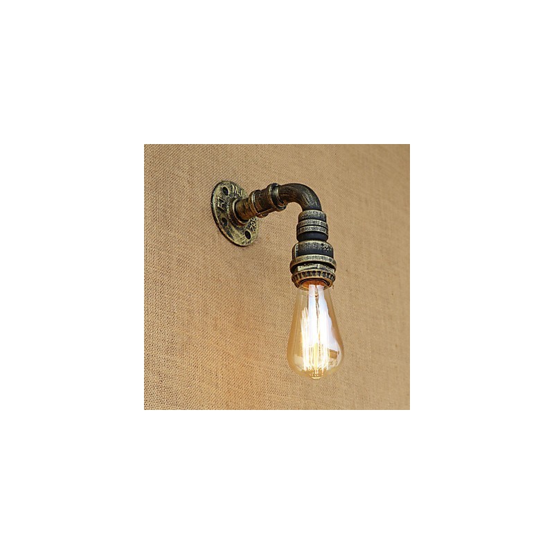 Applique da parete mini dipinta in stile retrò vintage country con luce ambientale