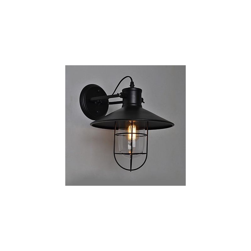Applique da parete mini con braccio oscillante, metallo, E26/E27, 40 W