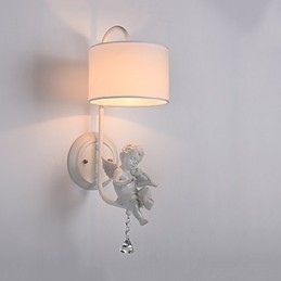 Applique da parete moderna contemporanea con protezione occhi, luce ambientale, finitura dipinta