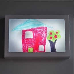 Applique da parete LED moderna contemporanea dipinta con luce ambientale