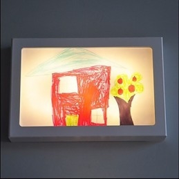 Applique da parete LED moderna contemporanea dipinta con luce ambientale