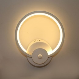 Applique da parete moderna minimalista con LED integrato, 16 x 8 x 21 cm