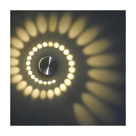 Applique da parete moderna a filo in alluminio con LED integrato