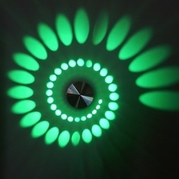 Applique da parete moderna a filo in alluminio con LED integrato