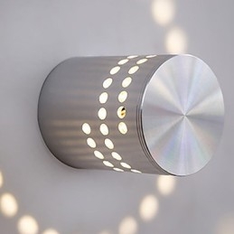 Applique da parete moderna a filo in alluminio con LED integrato