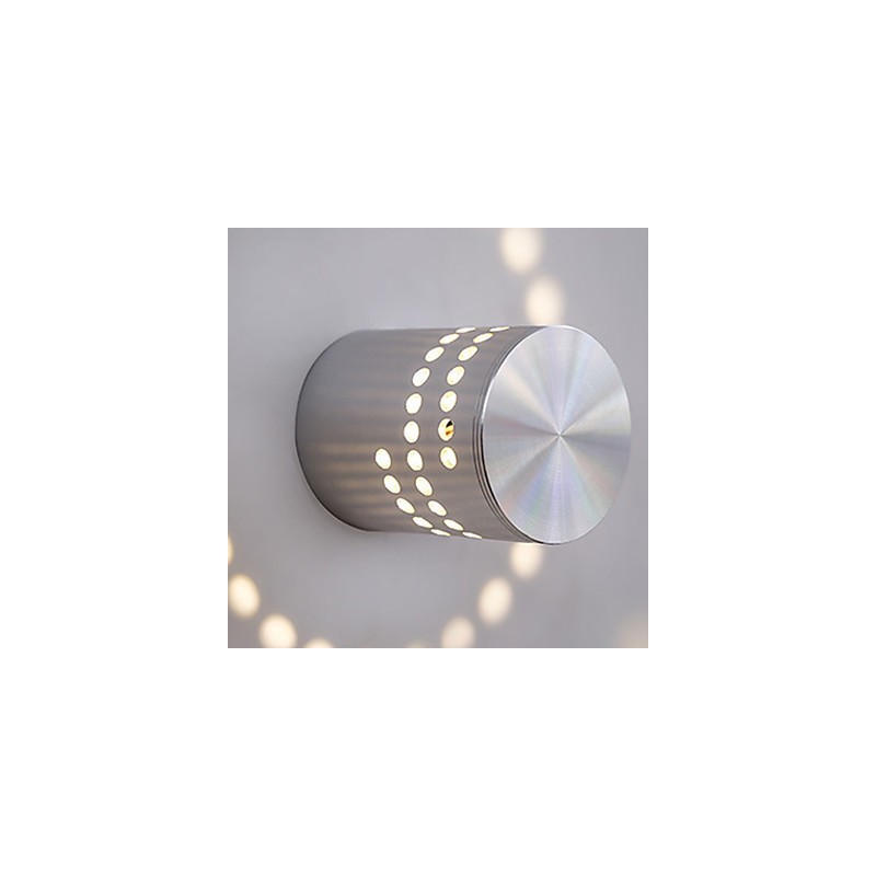 Applique da parete moderna a filo in alluminio con LED integrato